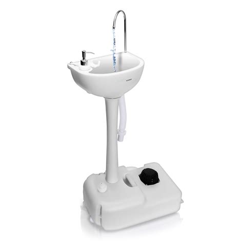Serenelife Slcasn18 Portable Hand Wash Sink Water Faucet Washing
