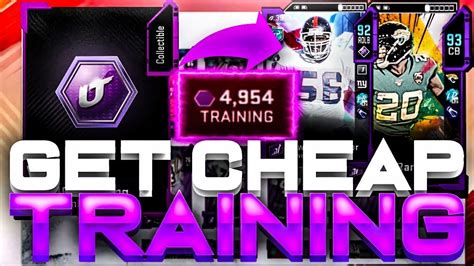 There are really two main ways for how to get training in the madden 20 game's ultimate team mode. BEST METHODS TO GET TRAINING POINTS IN MADDEN 20 ...