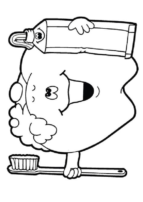 Dental Coloring Sheets For Kids Coloring Pages