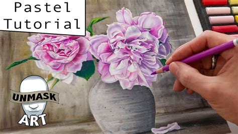 How To Paint Flowers With Soft Pastels Narrated Tutorial Youtube