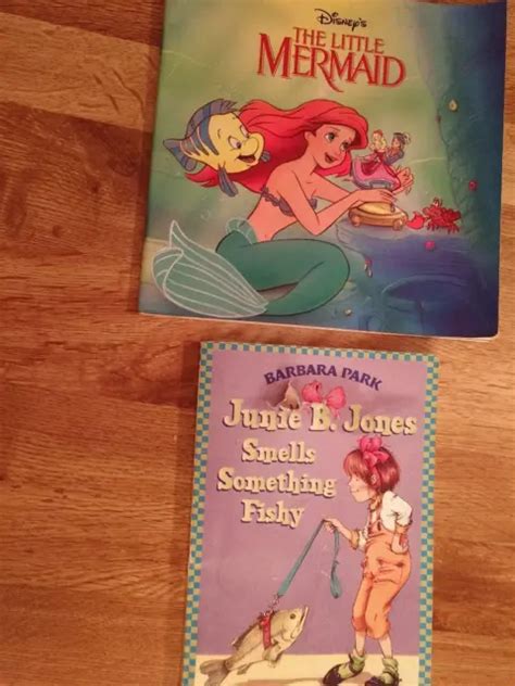 Kids Children Books Little Mermaid Junie B Jones Smells Something