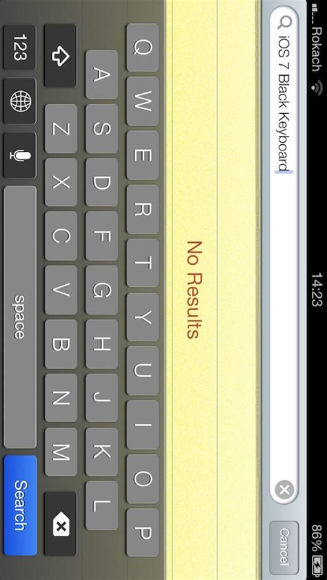 The keyboard app for ios automatically detects mistypes and shows you the correct word. iOS 7 Keyboard Black - TheBigBoss.org - iPhone software ...