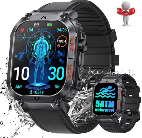 Amazon Military Smart Watch For Men With Call Atm Waterproof