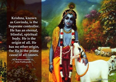 Brahma Samhita Spiritual Quotes By Iskcon Desire Tree