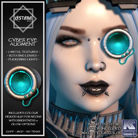 Second Life Marketplace Astara Cyber Eye Augment