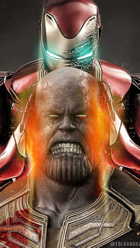 4k Wallpaper Iron Man Vs Thanos Hd Wallpaper