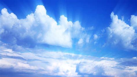 Timelapse Heavenly Sky Clouds 55 Stock Footage Video 100