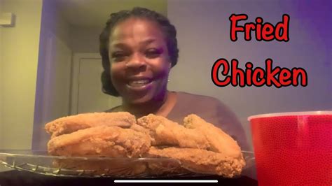 Fried Chicken Wings Mukbang Youtube