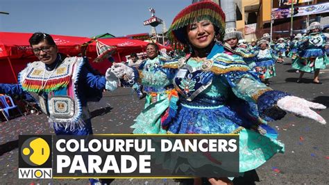 Bolivian People Celebrate Colorful Great Power Festival In La Paz