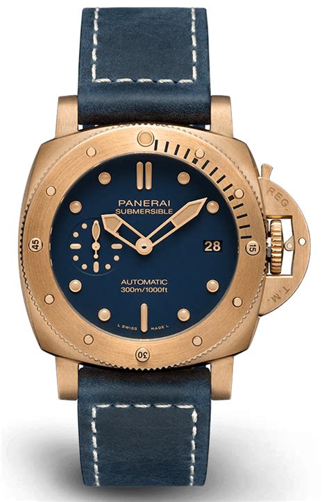 Panerai Submersible Bronzo Blu Abisso Limited Edition Mens Watch Buy
