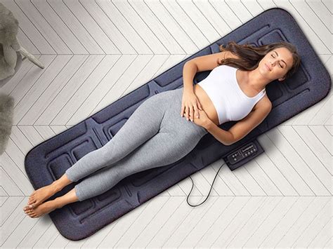 get a full massage at home with this 10 motor heated mat