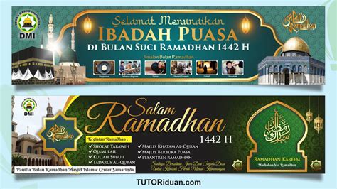 Desain Spanduk Puasa Ramadhan H Format Coreldraw Free Cdr