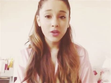 Ariana Grande Posts Instagram Video And Shes Talking The Wanted