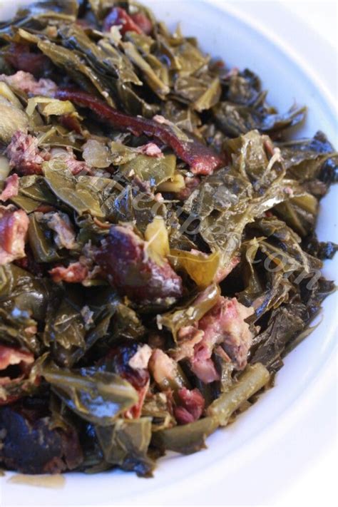 This video is about how to make outhern, soul food collard greens. Crock-Pot Collard Greens and Ham Hocks | I Heart Recipes ...
