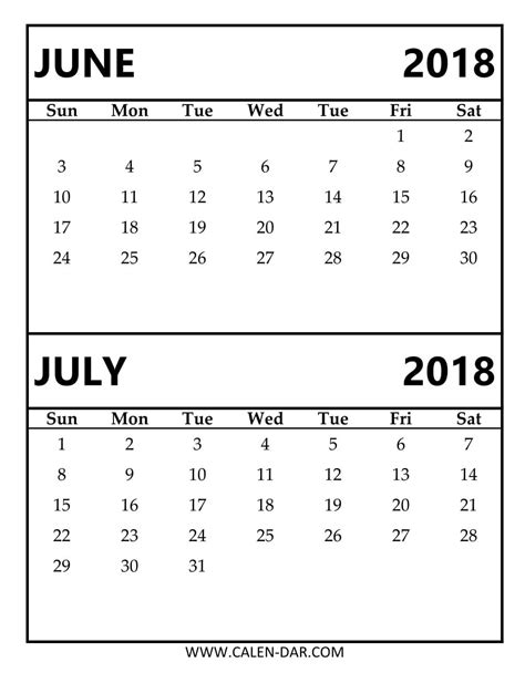 2018 Calendar June July Editable Sheet In Excel Free Calendars To