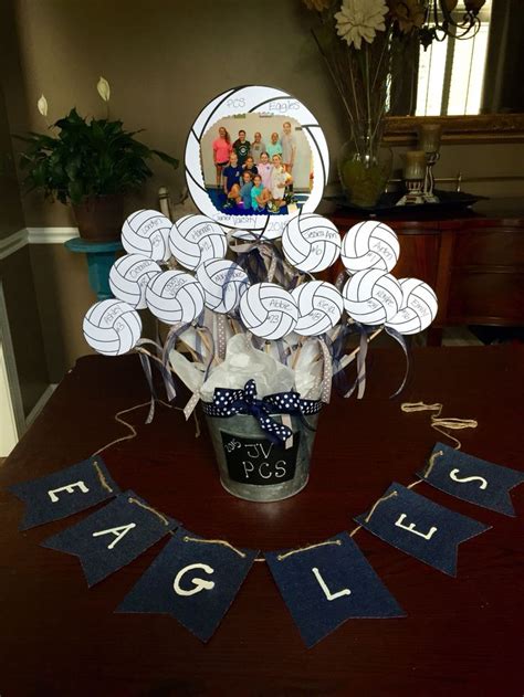 Volleyball Centerpiece Volleyball Decorations Volleyball Team Ts