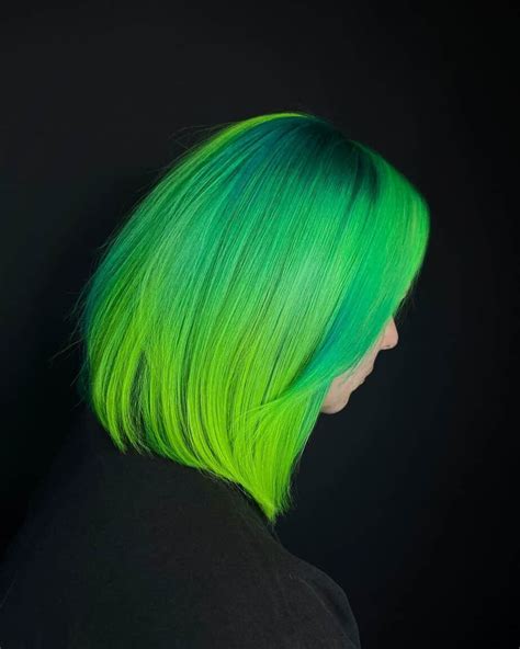 30 Neon Green Hair Color Ideas To Stand Out