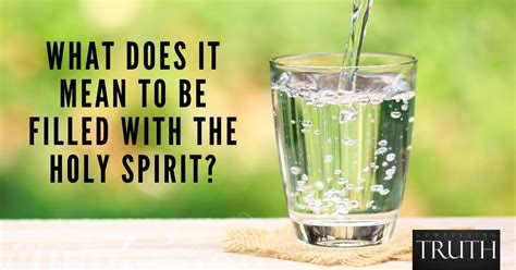 What Does It Mean To Be Filled With The Holy Spirit