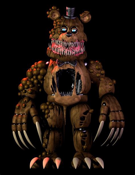 Fnaf 2 with bonnie, springtrap, golden freddy, chica, toy bonnie, mangle and foxy online. Twisted Freddy | Fnaf freddy, Fnaf drawings, Fnaf characters