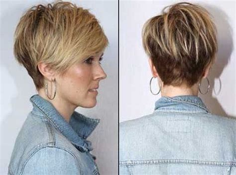 Women S Short Hairstyles Front And Back View Archives Wavy Haircut
