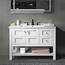 ᐅ【Sydney 42 Inch Solid Wood Bathroom Vanity With White Surface 