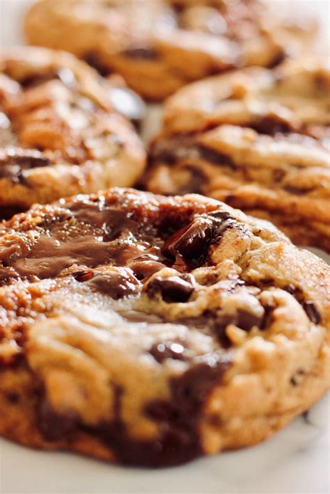 Malted milk powder tenderizes the cookies, while boosting the lactose content of the dough, so they brown more flavorfully in the oven. Legendary Chewy Salted Caramel Chocolate Chip Cookie Recipe