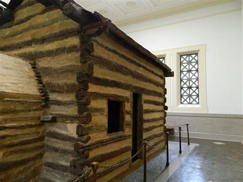 Abraham lincoln was born in a log cabin. The Curious History of Lincoln's Birth Cabin