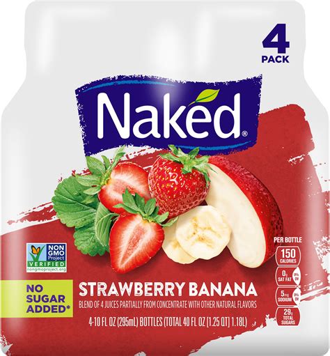 Naked Strawberry Banana 100 Juice Blend Smartlabel™
