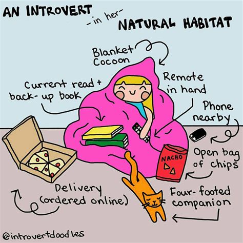 The introvert would be as much at risk as the extravert, as a differential would apply in the application of the limited attention available. 15 Doodles That Will Help You Spot (And Love) An Introvert