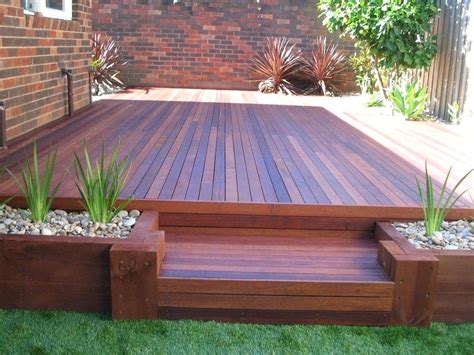 Decking Patio Lawn Floating Deck Ranch Style Plans Ideas With Shine