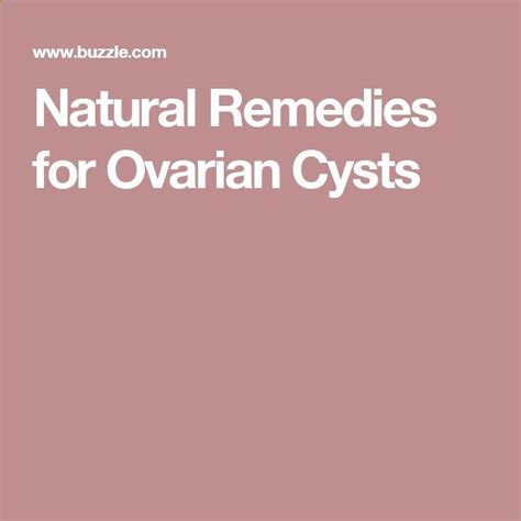 Natural Remedies For Ovarian Cysts Dietas Rápidas Gastritis Remedios