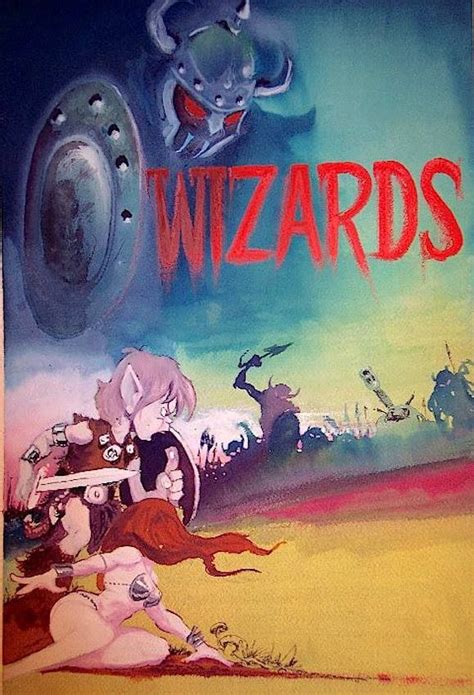 Wizards Conceptual Poster By Mike Ploog Ralph Bakshi Sf Art Fairy