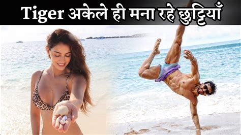Tiger Shroff One Hand Flying Kick On Vacation Tiger Holidaying Without