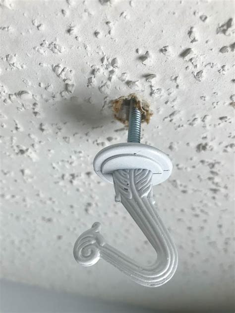 See more ideas about ceiling hooks, home diy, porch lanterns. Two Ways to Install a Ceiling Hook for Plants - Pretty ...