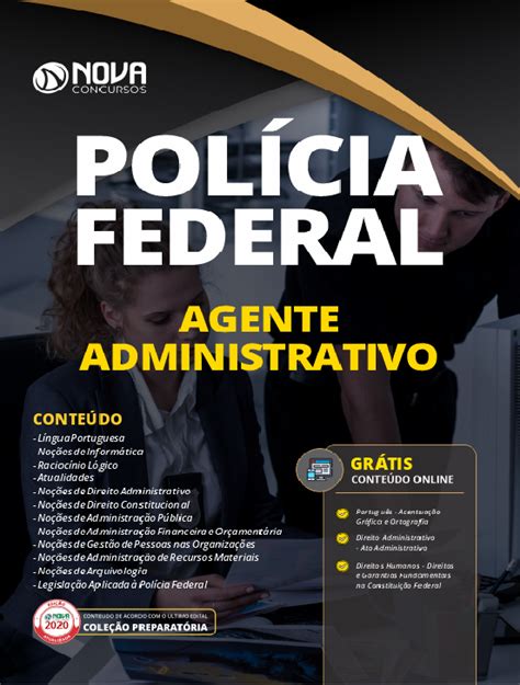 APOSTILA PREPARATÓRIA AGENTE ADMINISTRATIVO PF Concurso policia federal Policia federal