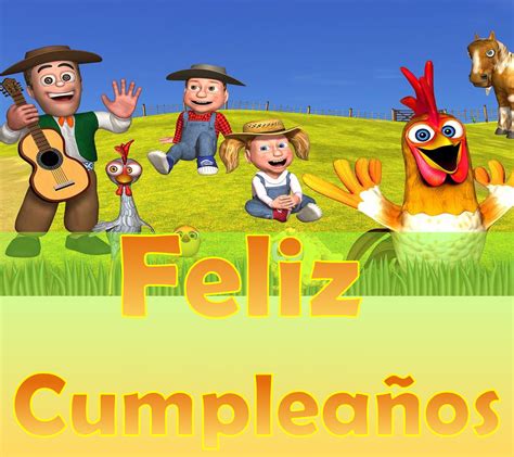 Kits imprimibles gratis Imágenes de feliz cumpleaños granja de Zenón