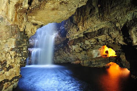 Smoo Cave Durness Scotland Second Chamber Waterfall A Flickr