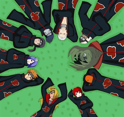 Akatsuki Members Relaxing Anime Naruto Comic Naruto Naruto Kakashi
