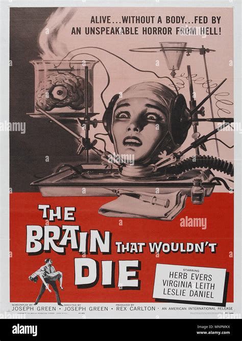 Cerebro Que No Dejarían Morir 1962 Vintage 01 Carteles De Cine