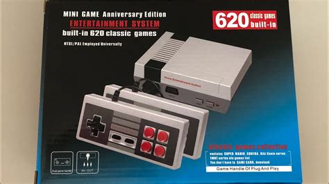 Mini Game Anniversary Edition Entertainment System Built In 620 Classic