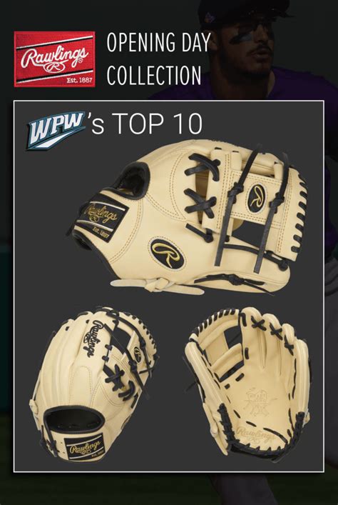 What Pros Wear Wpw Top 10 Rawlings Opening Day Collection What