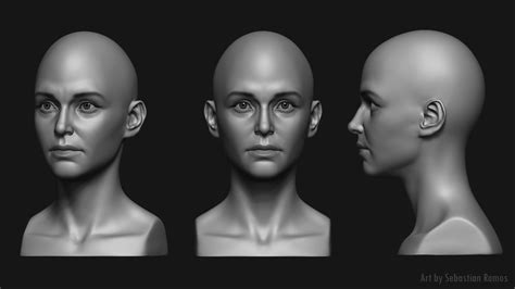 Artstation Head Basemesh Female Resources