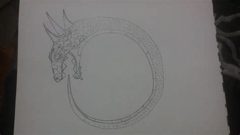 Ouroboros Sketch By Ezco On Deviantart