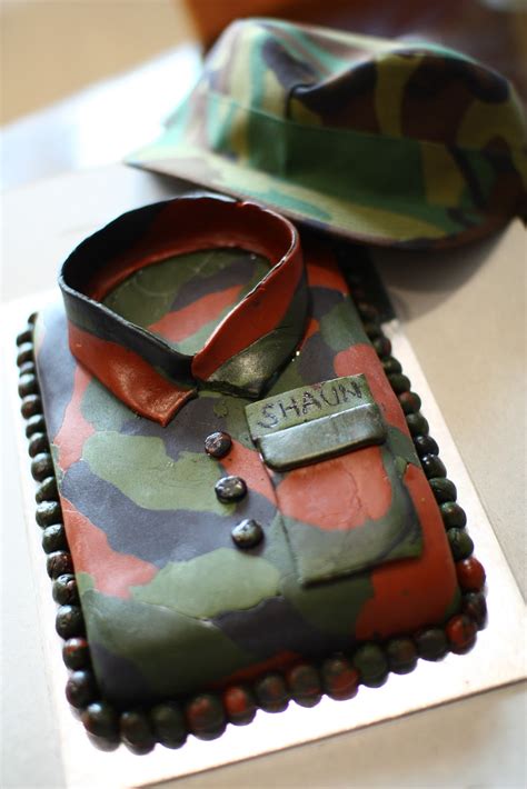 Birthday cake 7 year old boy ️. Army Cake - Sherbakes