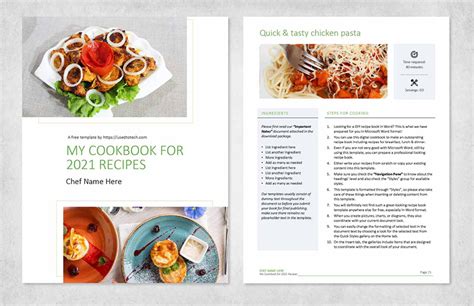 20 Best Free Microsoft Word Recipe Card And Cookbook Templates Envato Tuts