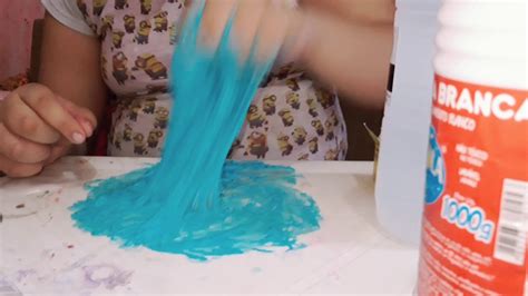 Aprenda A Fazer Uma Fluffy Slime Sem Espuma De Barbear YouTube