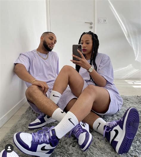 Pin By Elmica Lauriant On Power Couple In 2020 Couple Outfits Purple