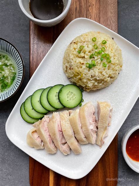 Easy Hainan Chicken And Rice Smelly Lunchbox