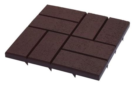 O0o Emsco Group 2155 24 Pack 16 By 16 Inch Poly Patio Pavers Red