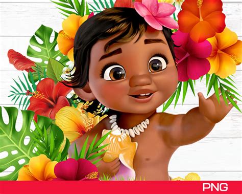 Baby Moana Png Picture Freeuse Moana First Birthday Invitations 0A7